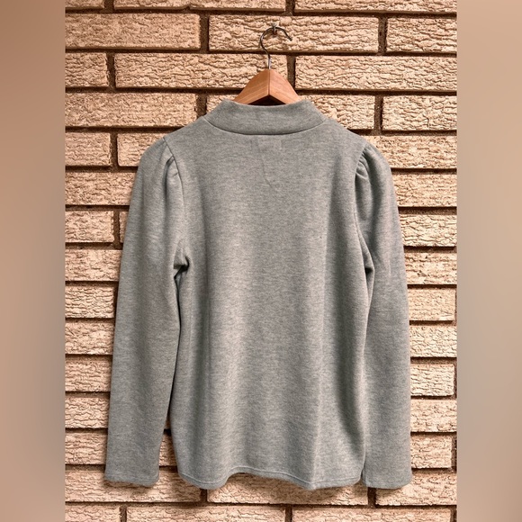 Madewell Hartford mock neck puff sleeve sweater - Picture 5 of 6